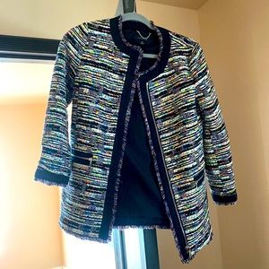 Ann Taylor Tweed Fringe